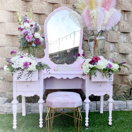 Blooming Pink Vanity - optional Add-on to enhance your Unicorn Photoshoot Experience