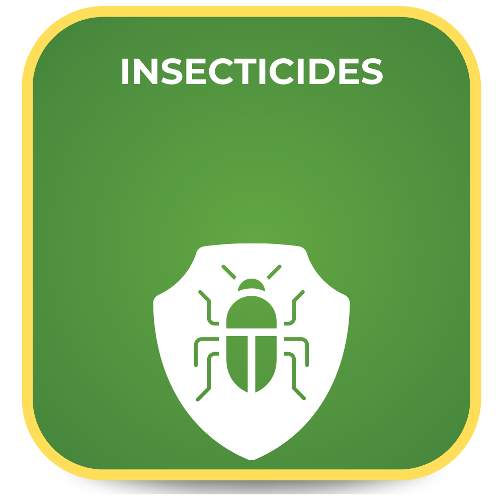 Green square with lime and acidifiers text and house outline illustration