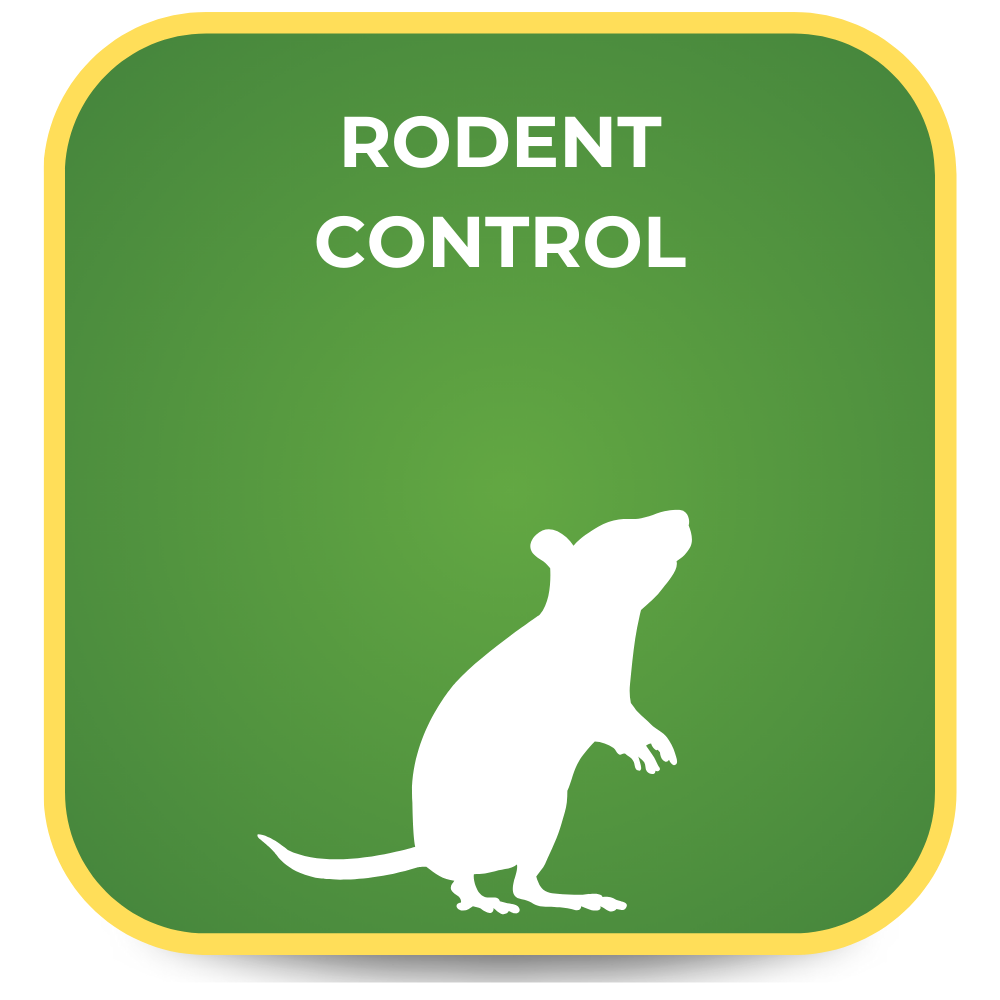Green square with lime and acidifiers text and white shield icon with rodent illustration