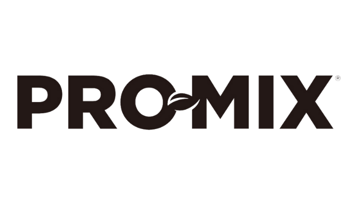 PRO MIX logo in dark gray, with a coffee bean replacing the