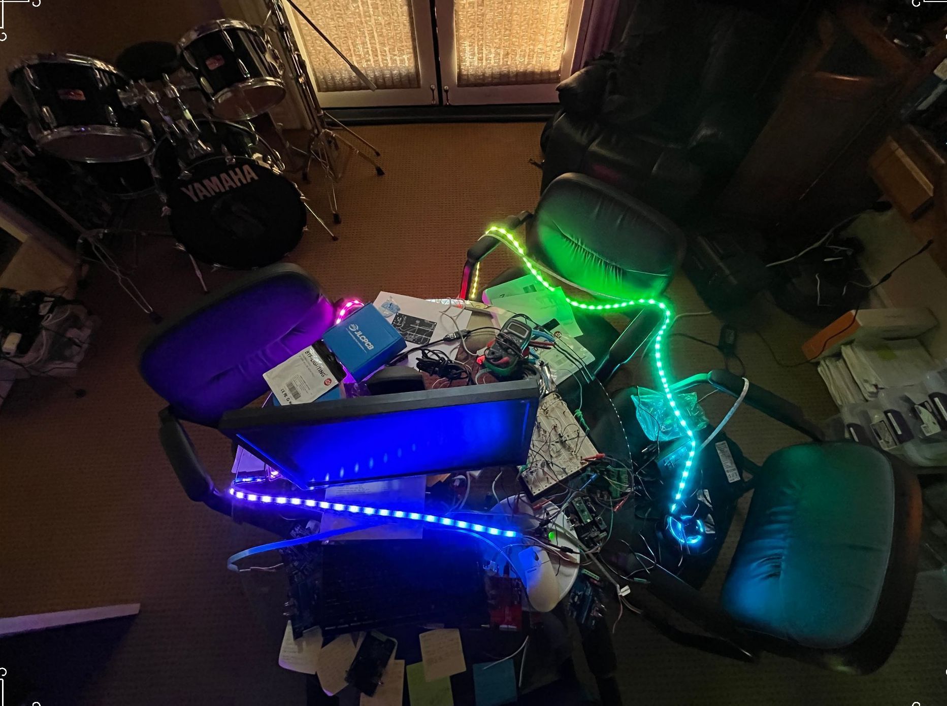 example of leds and blinkr