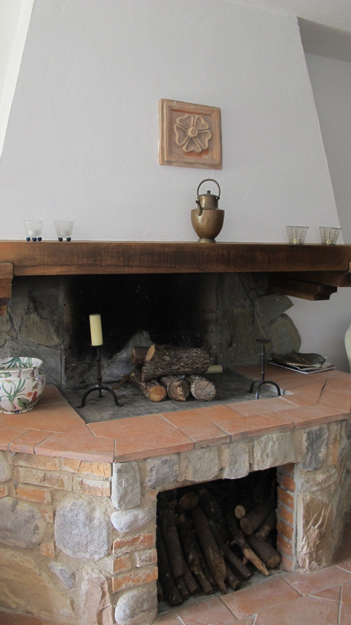 Schouw in de benedenverdieping