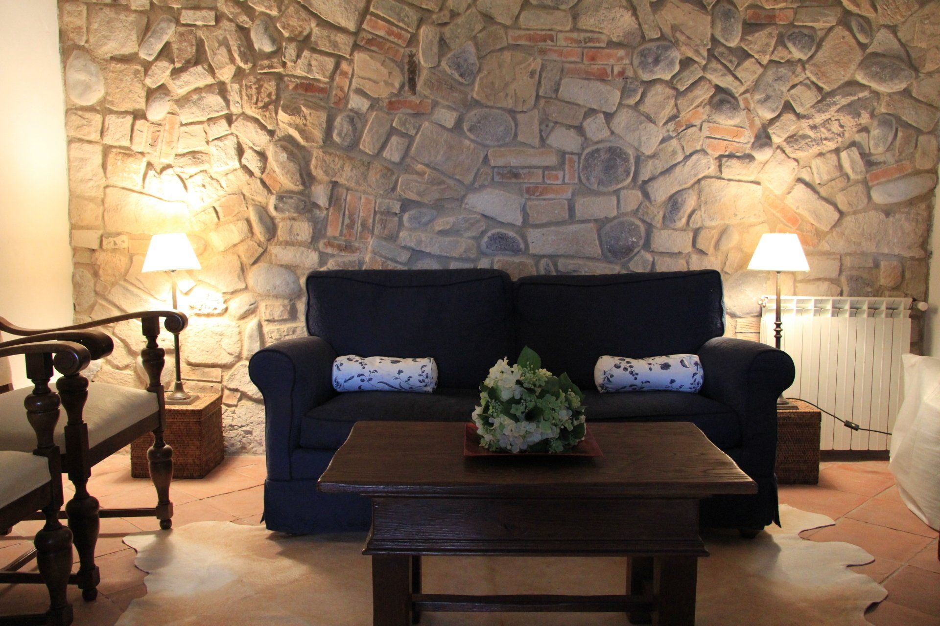 Zithoek in de woonkamer beneden