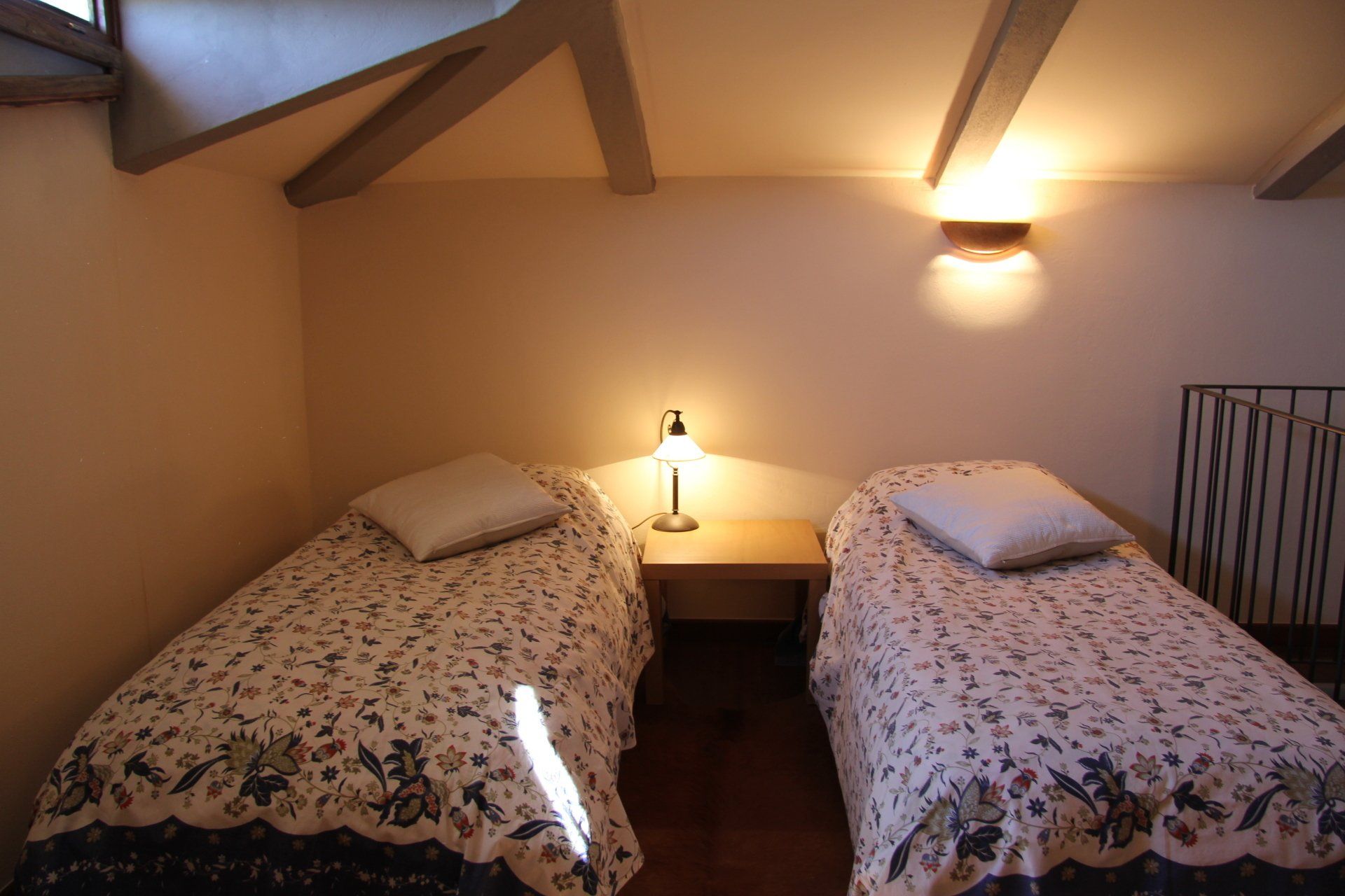 Slaapkamer op de vliering