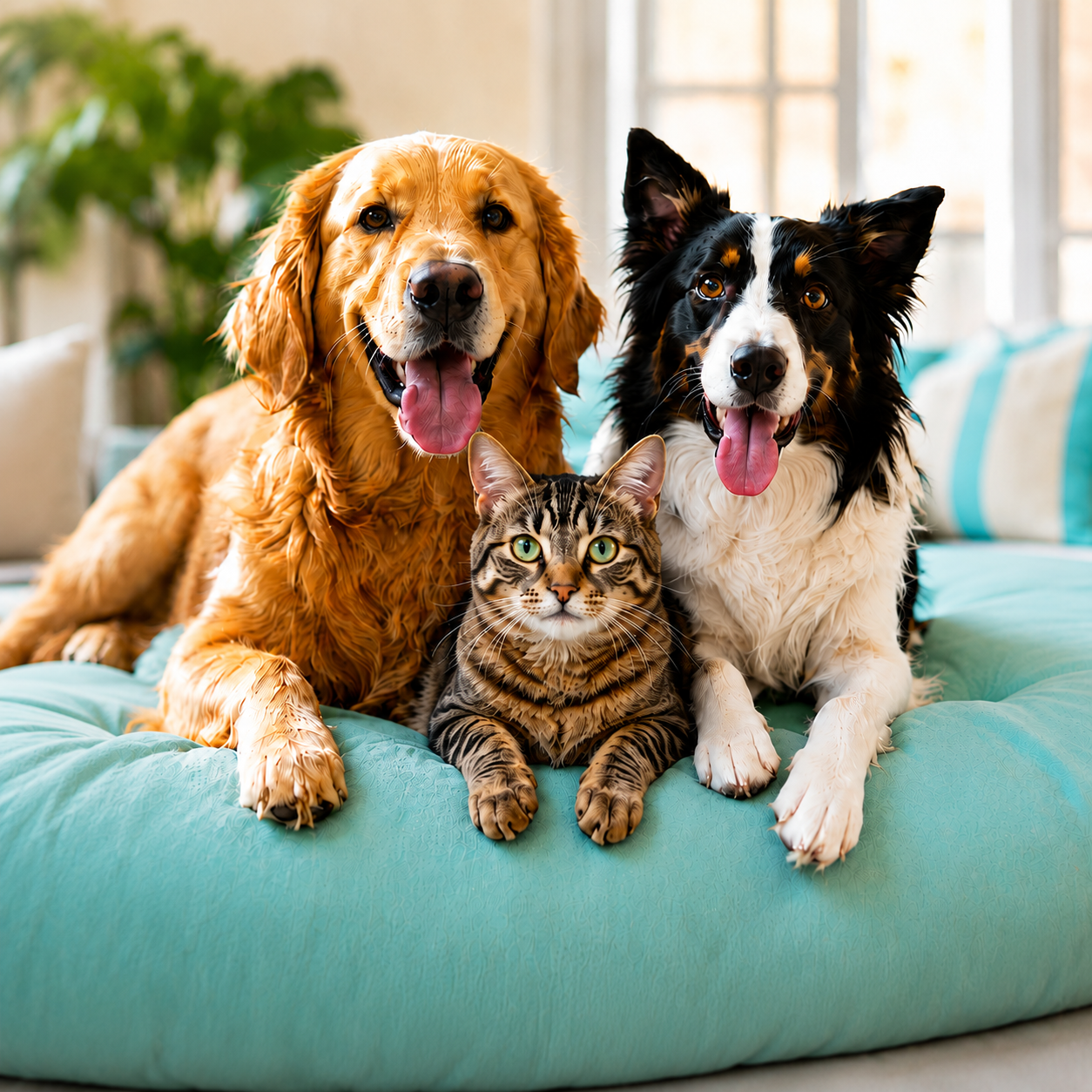 Happy pets at The Big Dog House