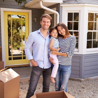 Family Outside the House — Minneapolis, MN — Veterans Initiative