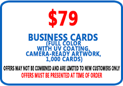 Business Card Design & Print Coupon