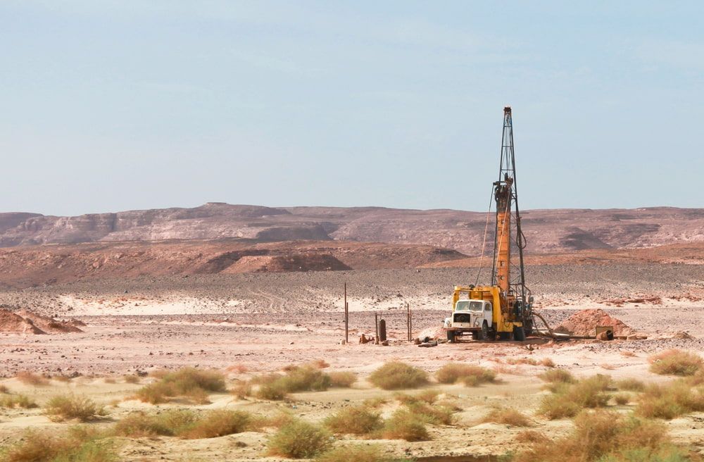 A Truck is Drilling a Hole in the Middle of a Desert — FNQ Drilling in Atherton, QLD