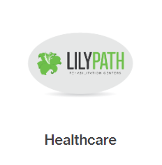 A logo for a healthcare company called lilypath