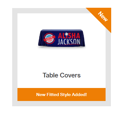 A table cover with the name alisha jackson on it