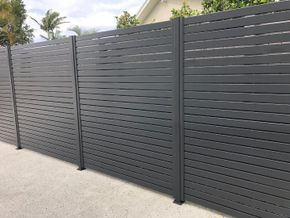 Aluminium Slat Panels and Gates