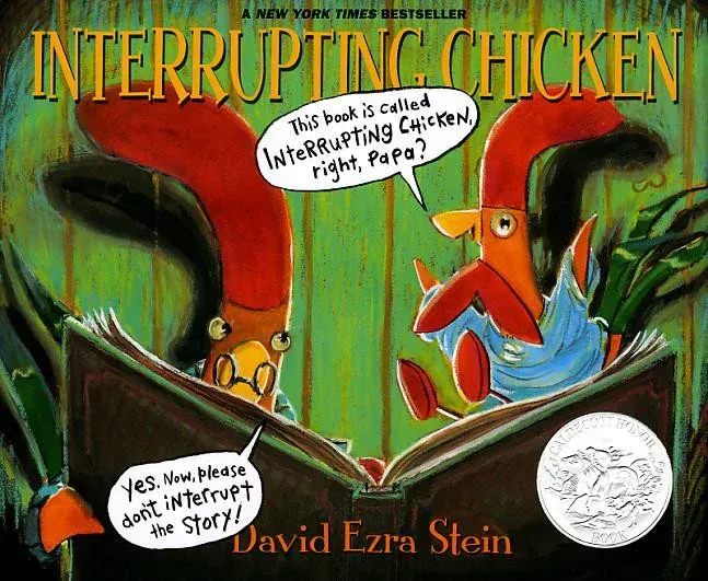 a book called interrupting chicken by david ezra stein