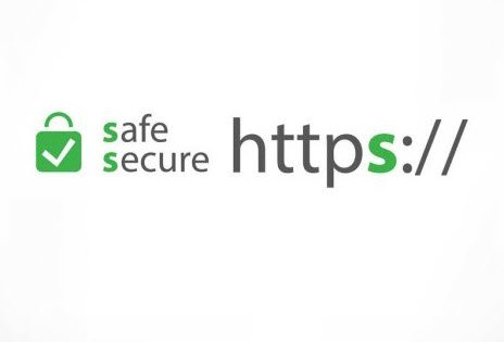 Un logotipo https seguro con una marca de verificación.