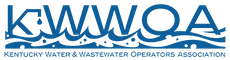 KWWOA logo in blue, with Kentucky Water & Wastewater Operators Association text below