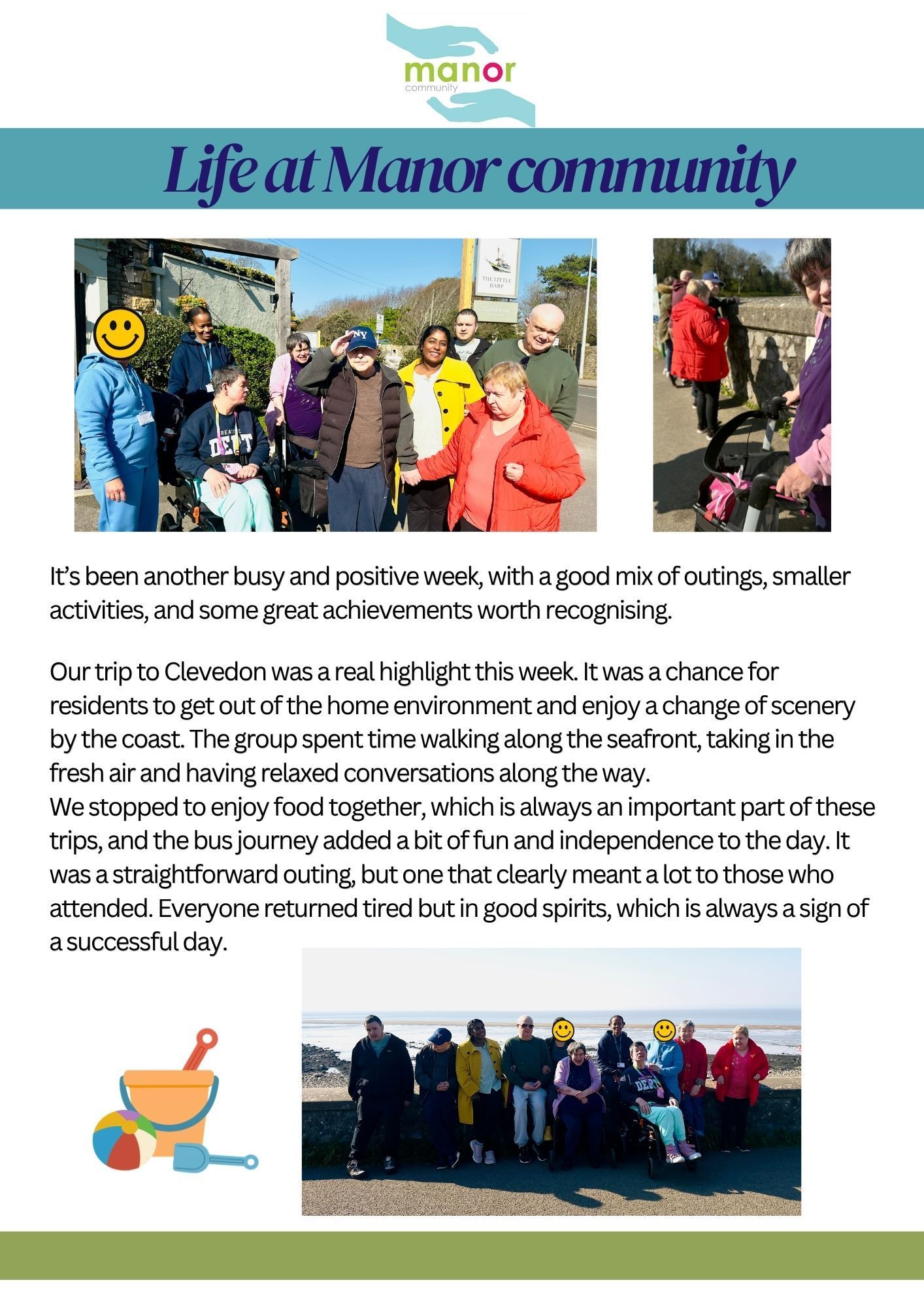 People at beach front
