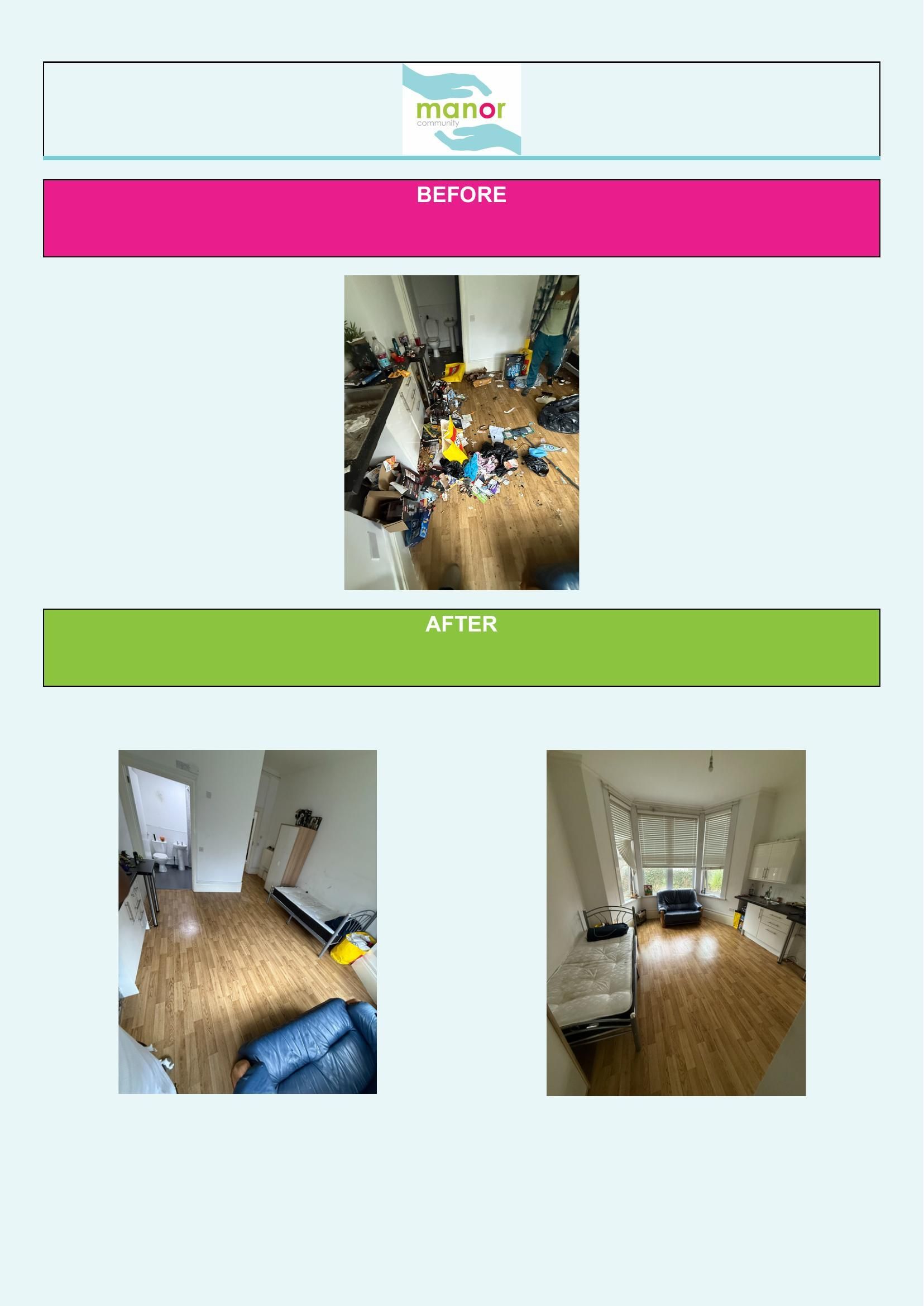 before and after of house 