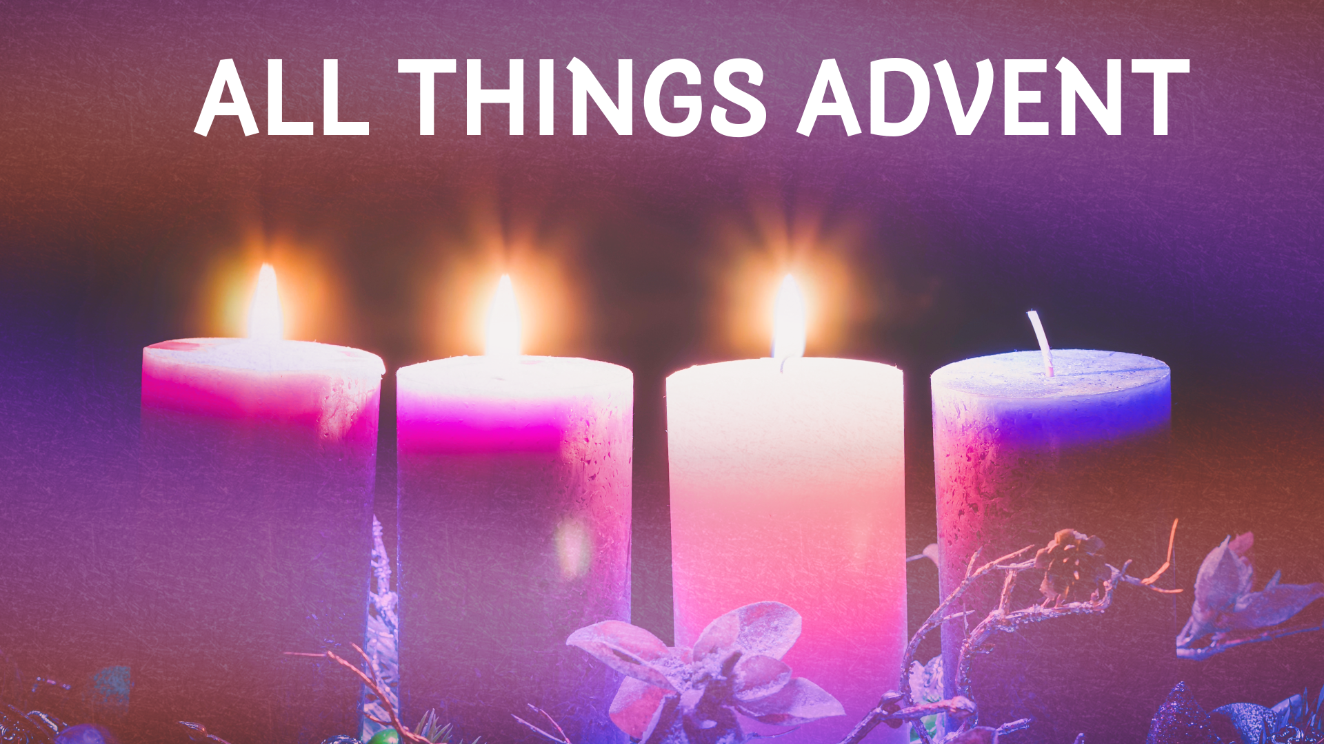 graphic showing Christmas eve and christmas day service times