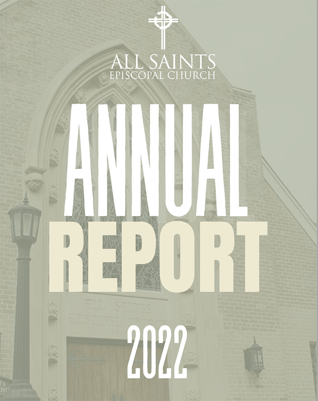 All saints episcopal church annual report for 2022