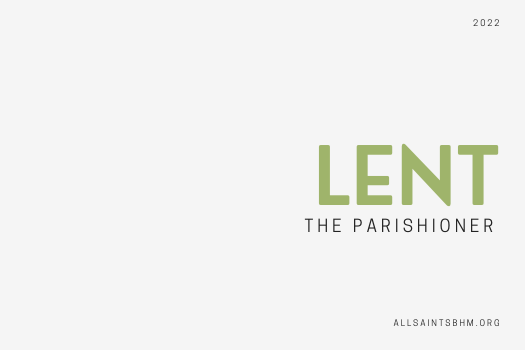 The word lent is on a white background