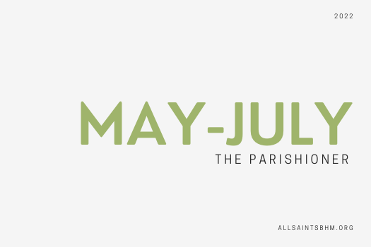 A white background with green text that says may july