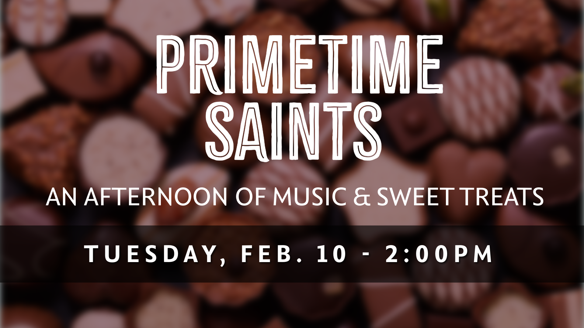 PrimeTime Saints is excited to invite you to our Art & Appetizers event on Tuesday, January 14th