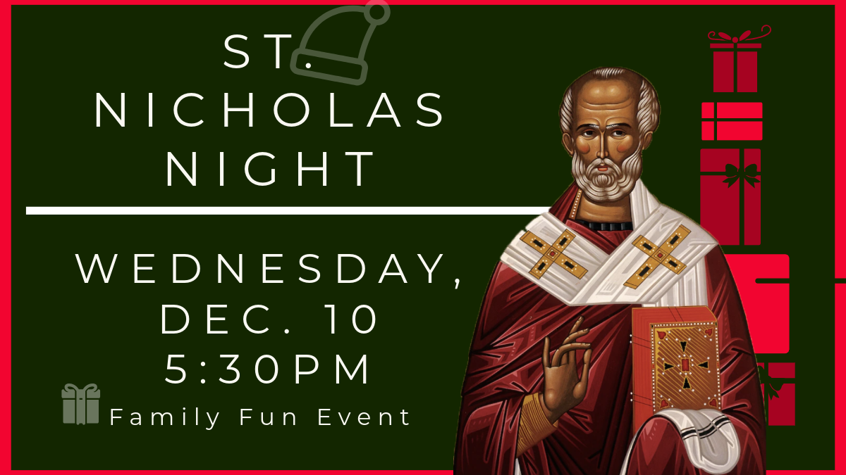 A painting of a man with a beard holding a book with the name nikolaus on it