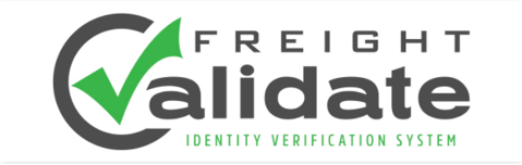 The logo for freight validate identity verification system