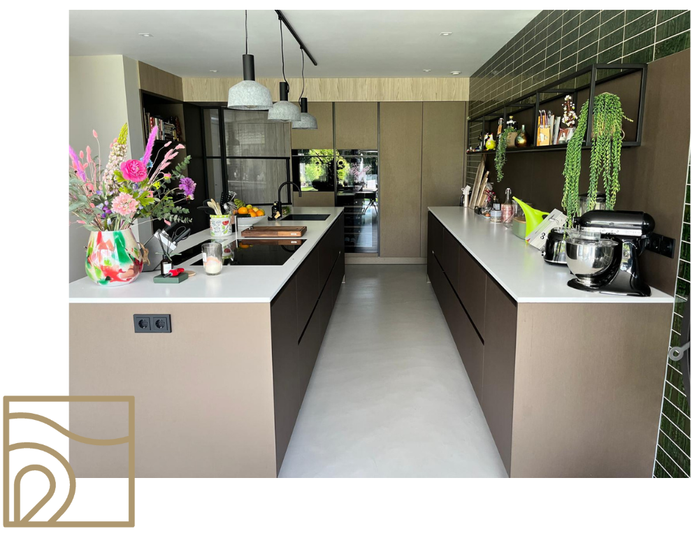 Keuken met kookeiland op maat gemaakt door Spruit Maatwerk Interieur Woerden