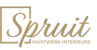 Logo van Spruit Maatwerk Interieur Woerden op donkere achtergrond