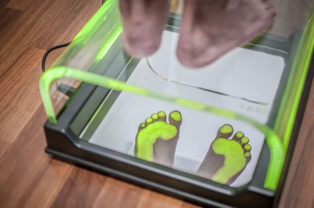 controllo con baropodometro