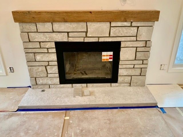 Stone Fireplace Installation |  | Minnetonka, MN