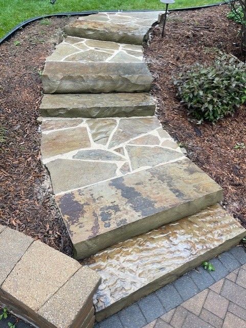 Stone Paver Steps Installation  | Minnetonka, MN