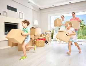Tenants moving into a new home
