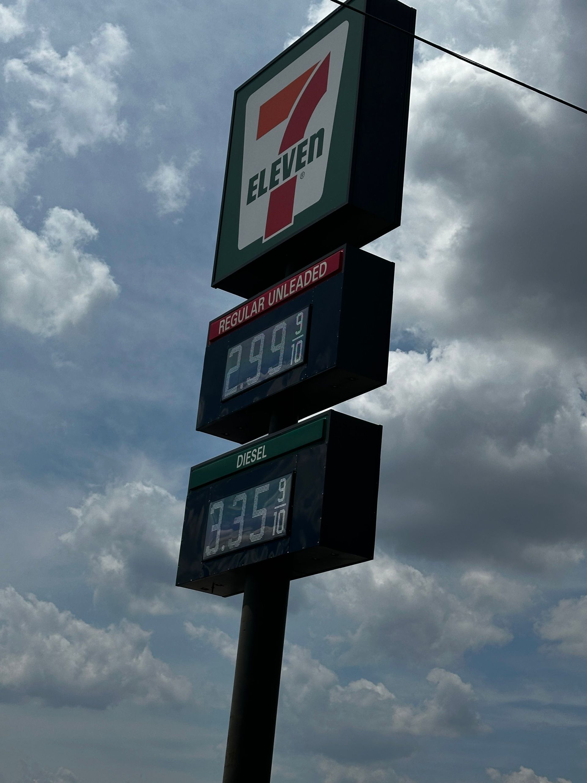 A neon sign for phillips 66 gas station