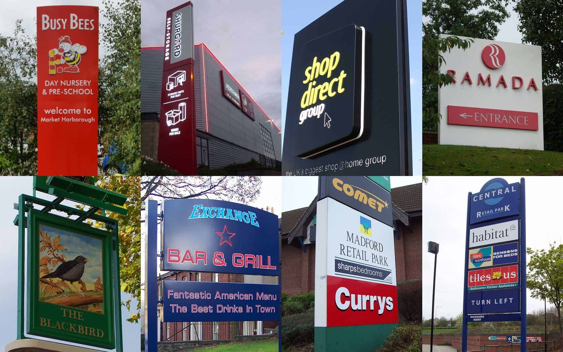 Types of Business Signs (Indoor vs. Outdoor)