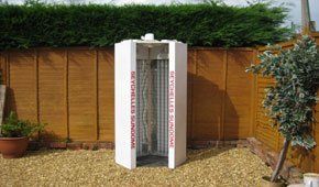 Vertical sunbed - Darlington - Seychelles Home Hire - Sundome Sundome