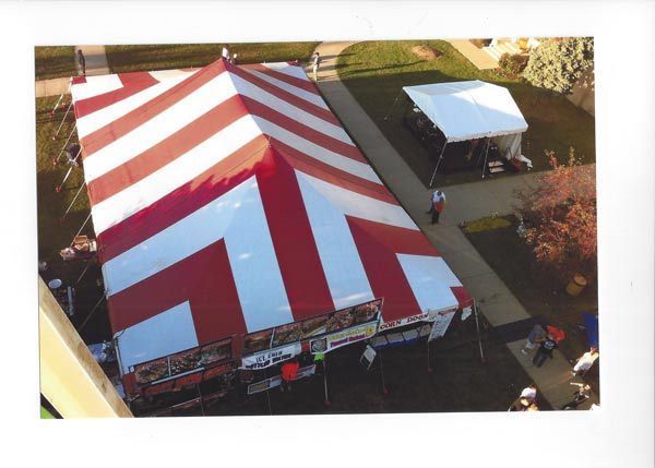 Red Tent — Indianapolis, IN — Montgomery Tent & Awning Co., Inc.