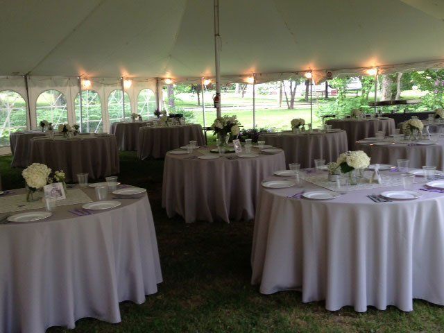 Beautiful Table Setup — Indianapolis, IN — Montgomery Tent & Awning Co., Inc.