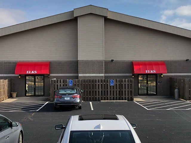 Red Store Awnings — Indianapolis, IN — Montgomery Tent & Awning Co., Inc.