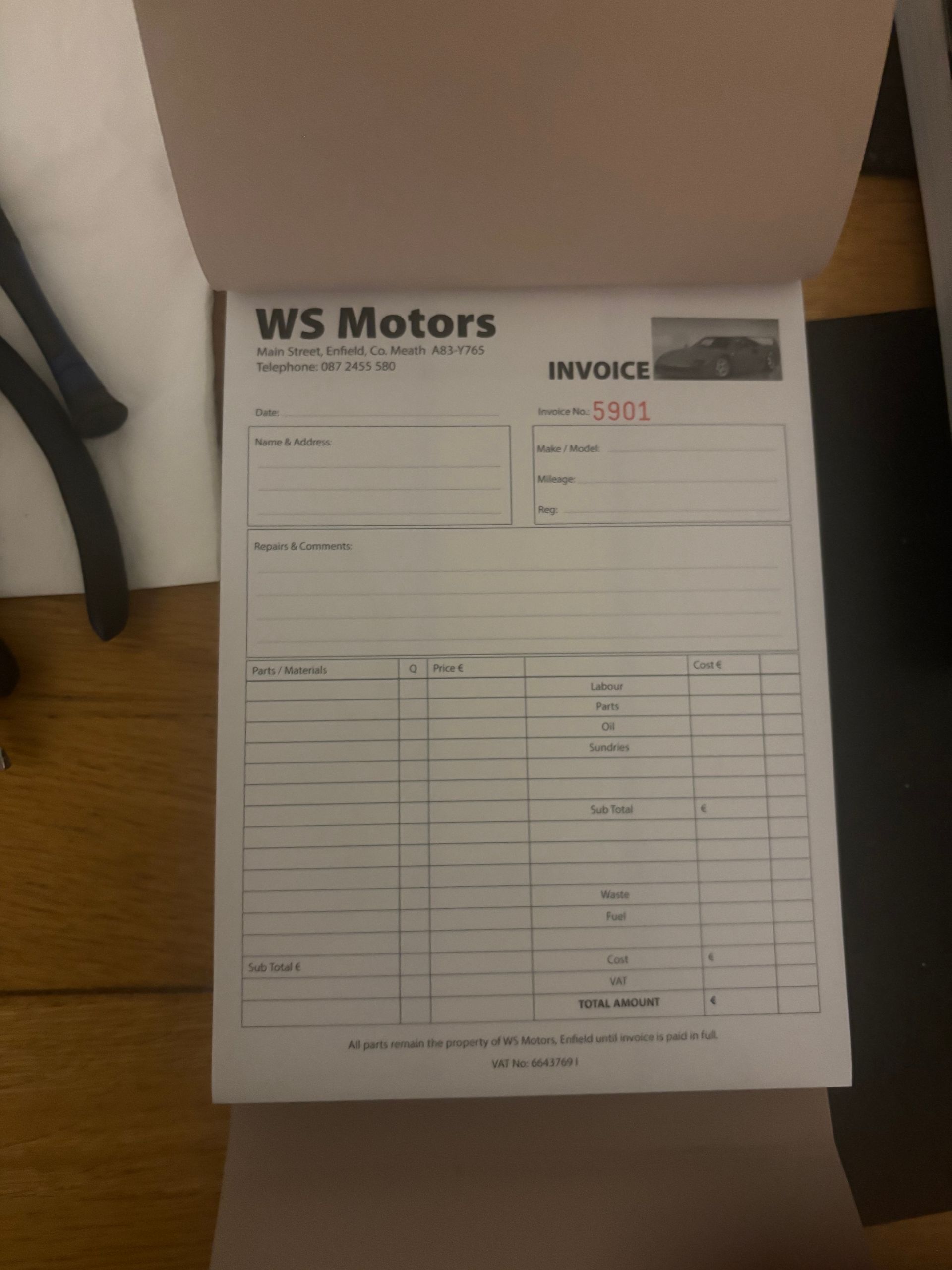 P0 Books | Purchase Order Books Printing | Ireland
