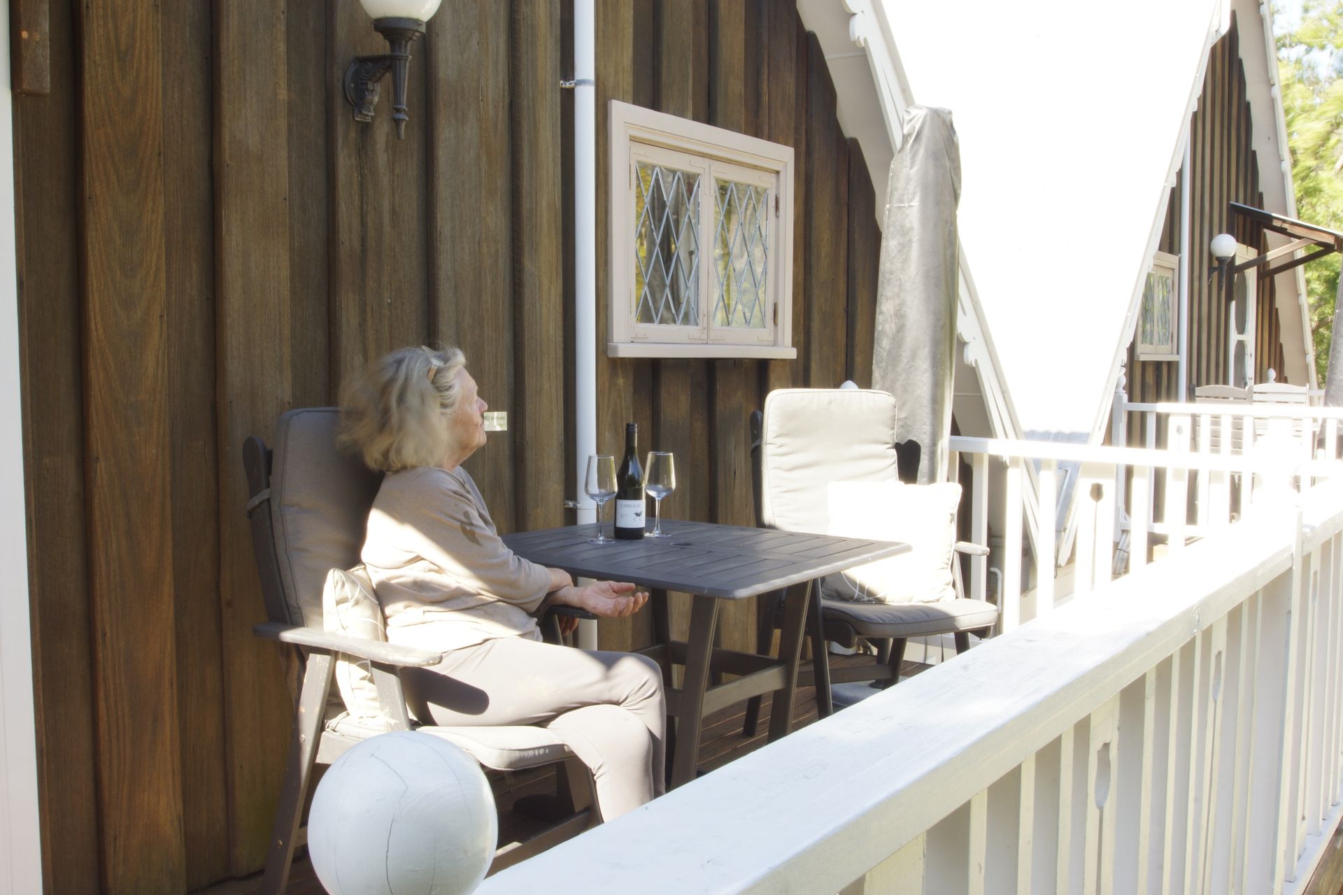 Relax on the Gable Suite deck. 