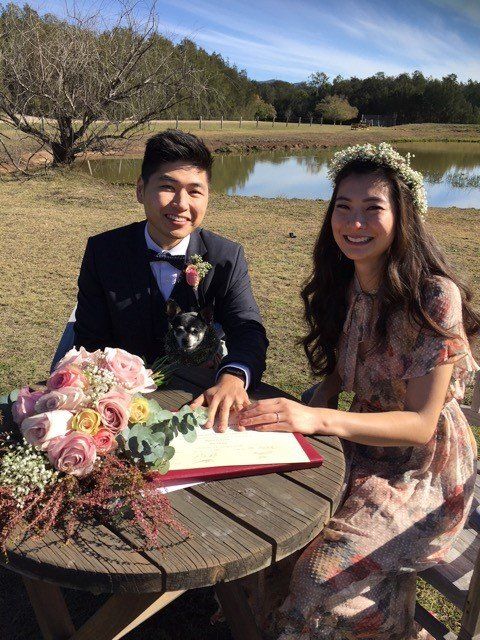 couple in the table