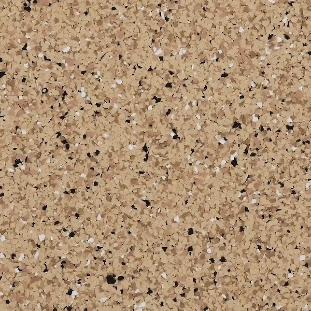 Close-up of a speckled beige and brown textured surface