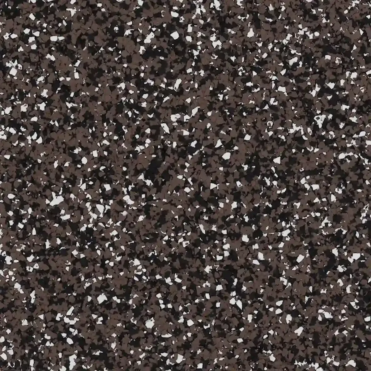 Brown and black speckled abstract texture with scattered white flecks