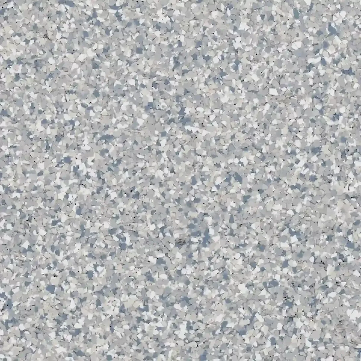 Gray speckled textured surface, like concrete or terrazzo flooring