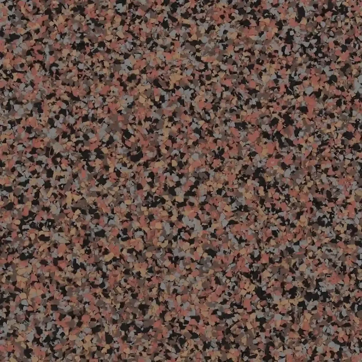 Close-up of a speckled pink, black, and gray granite-like texture