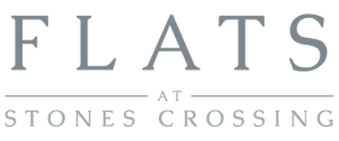 Flats at Stones Crossing logo.