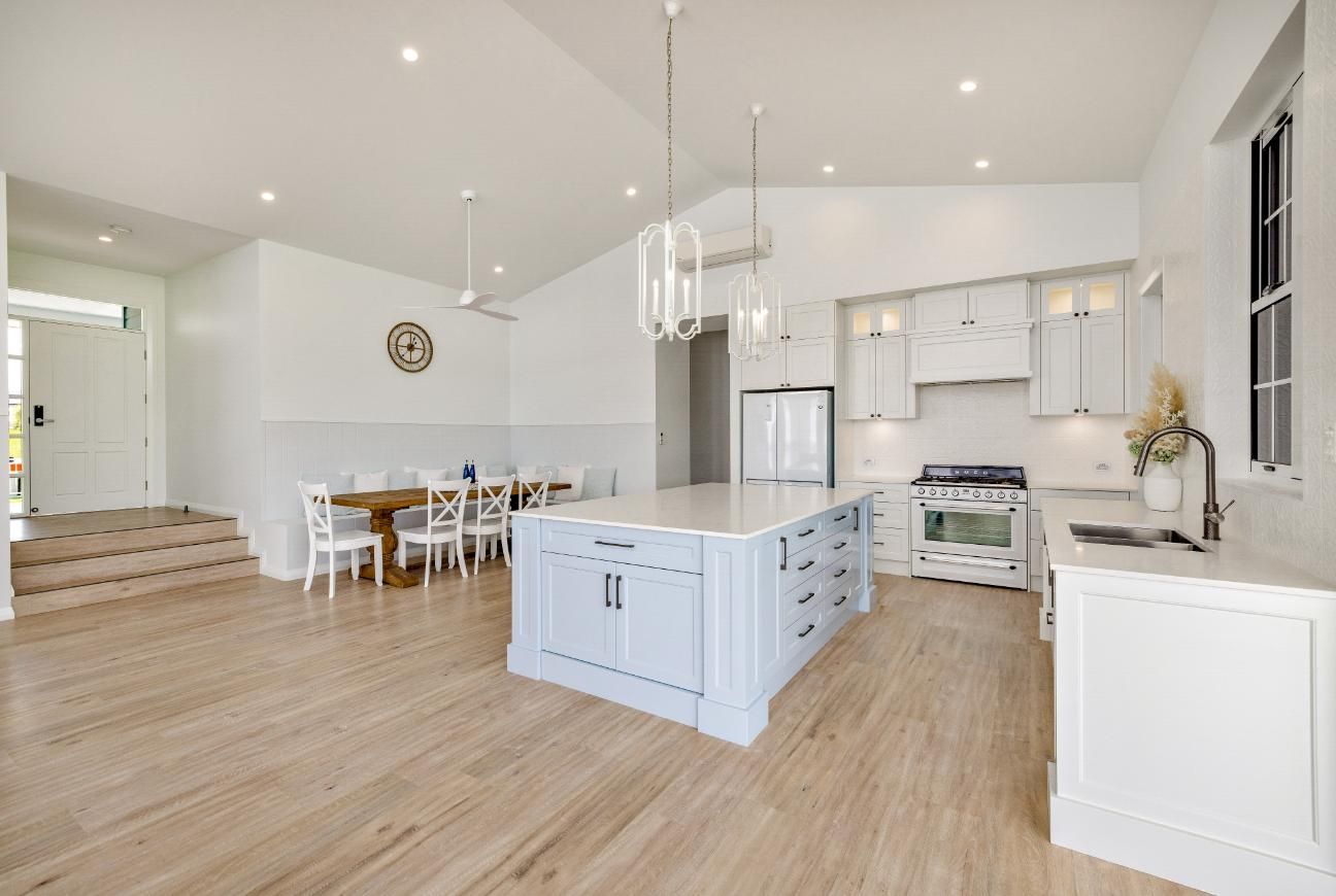 There is a Large Island in the Middle of the Kitchen — Ashlee Jones Homes in Gordonvale, QLD