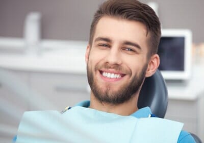 Man Smiling — Orthodontist in Fresno, CA