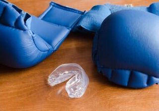 Mouth Guard and Boxing Gloves — Orthodontist in Fresno, CA